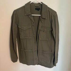 Topshop Green Utility Jacket Classic Design